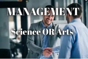 management is an art or science