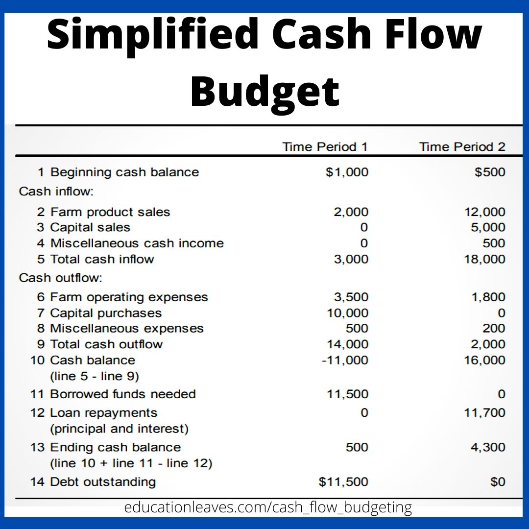 What is Cash Flow Budgeting? A Comprehensive Review (PDF) EDUCATIONLEAVES