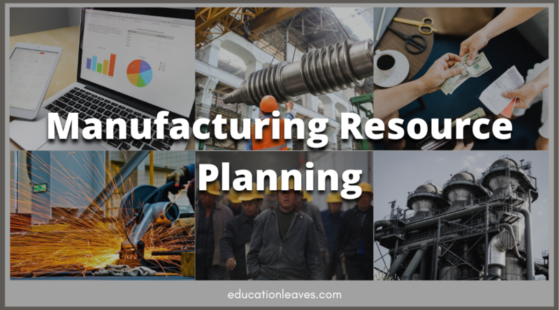 MRP II/ Material Resource Planning