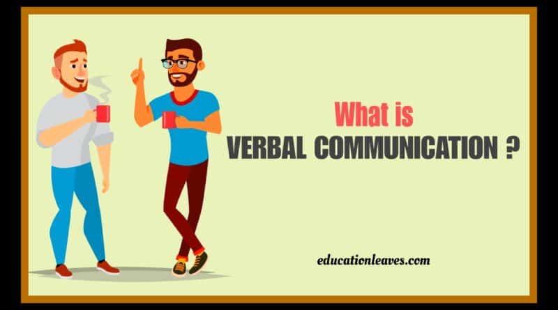 Verbal communication